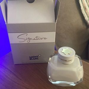 Montblanc signature edp new in box 3.3oz
